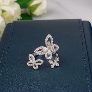 Luxury Butterfly Ring  - Sterling Silver
